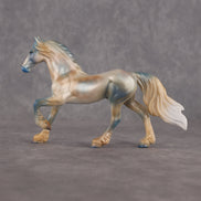 Opalescent OOAK Chip Friesian by Anna Rieck LHS26