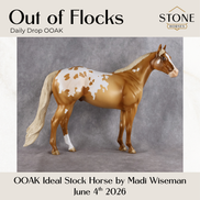 Out of Flocks OOAK Ideal Stock Horse by Madi Wiseman DDOOAKs26