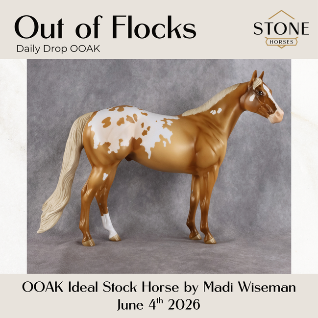 Out of Flocks OOAK Ideal Stock Horse by Madi Wiseman DDOOAKs26