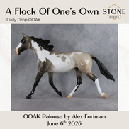 A Flock of One's Own OOAK Palouse by Alex Fortman DDOOAKs26
