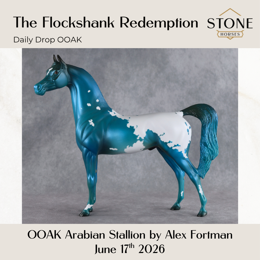 The Flockshank Redemption OOAK Arabian Stallion by Alex Fortman DDOOAKs26