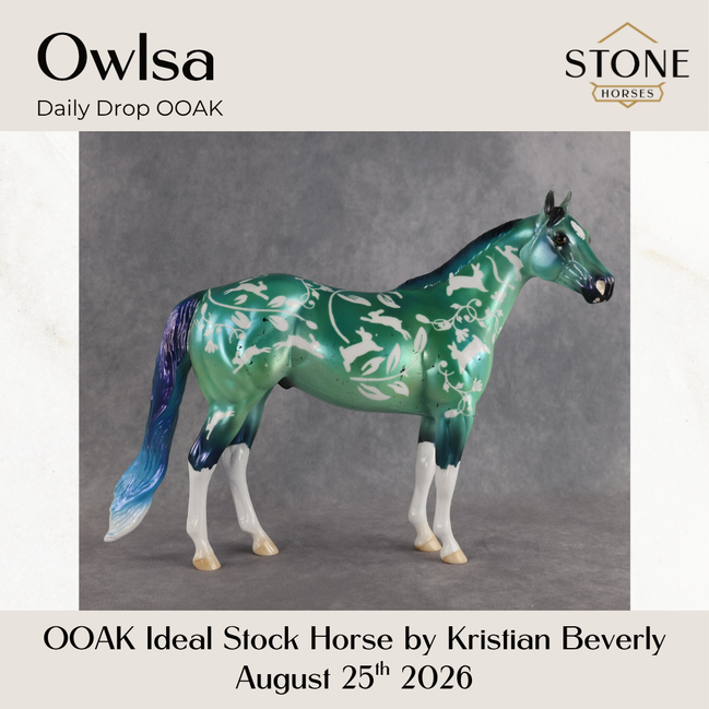 Owlsa OOAK Ideal Stock Horse by Kristian Beverly DDOOAKs26