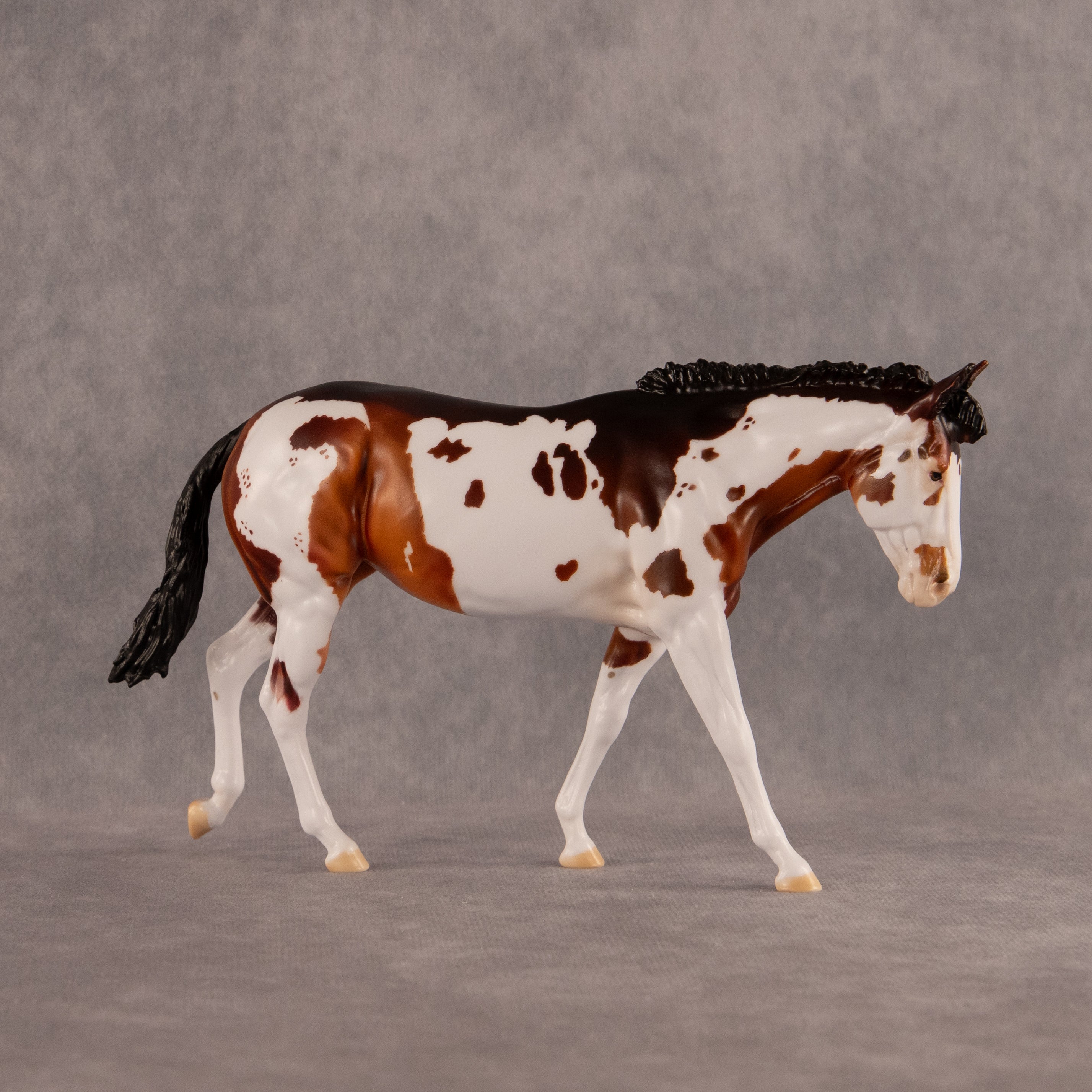 Paper Flocks OOAK FCM Pebble Mule  by Dawn Quick EQ26