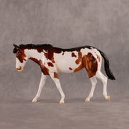 Paper Flocks OOAK FCM Pebble Mule  by Dawn Quick EQ26