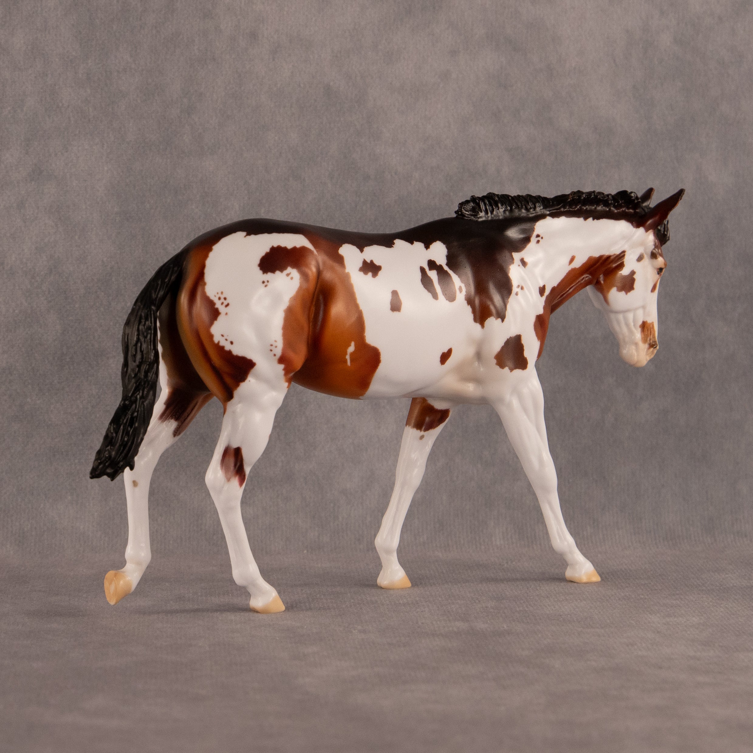 Paper Flocks OOAK FCM Pebble Mule  by Dawn Quick EQ26