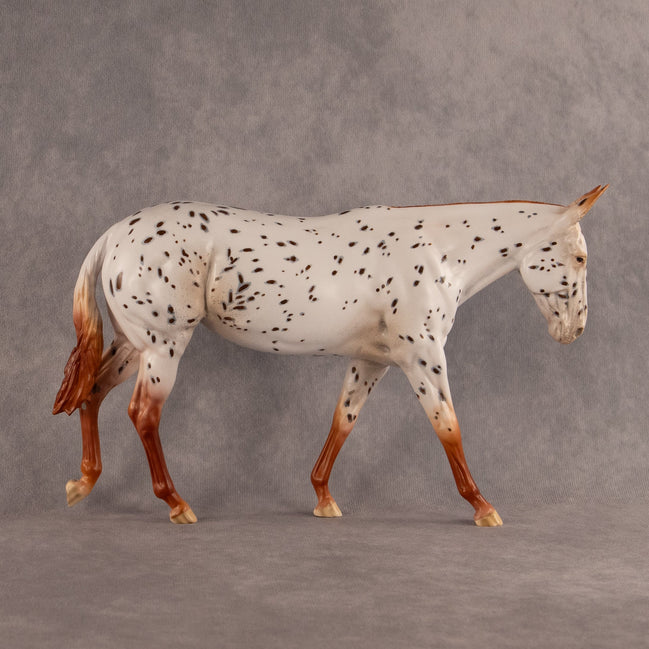 Parchment Flockie OOAK Large Mule by Dawn Quick EQ26