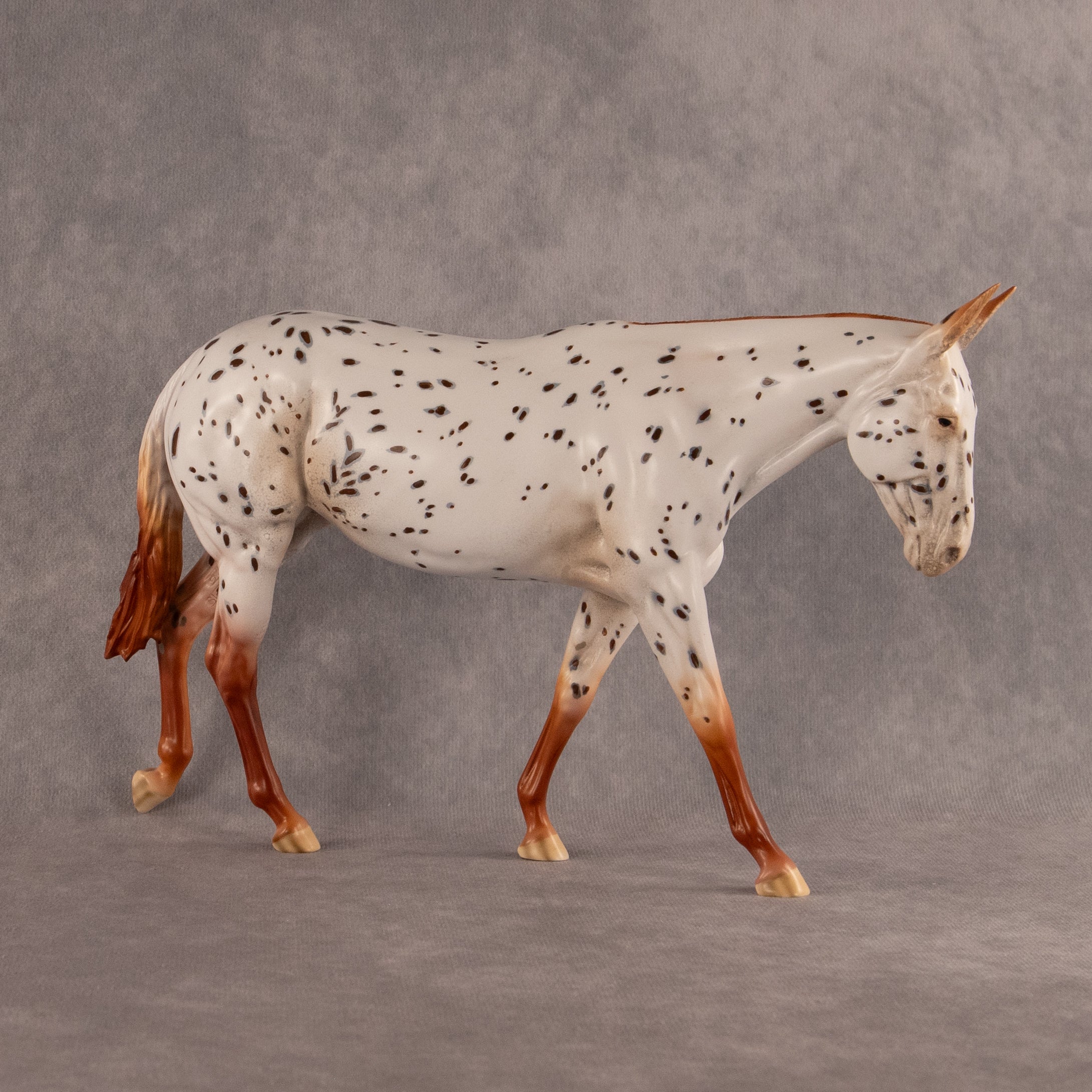 Parchment Flockie OOAK Large Mule by Dawn Quick EQ26