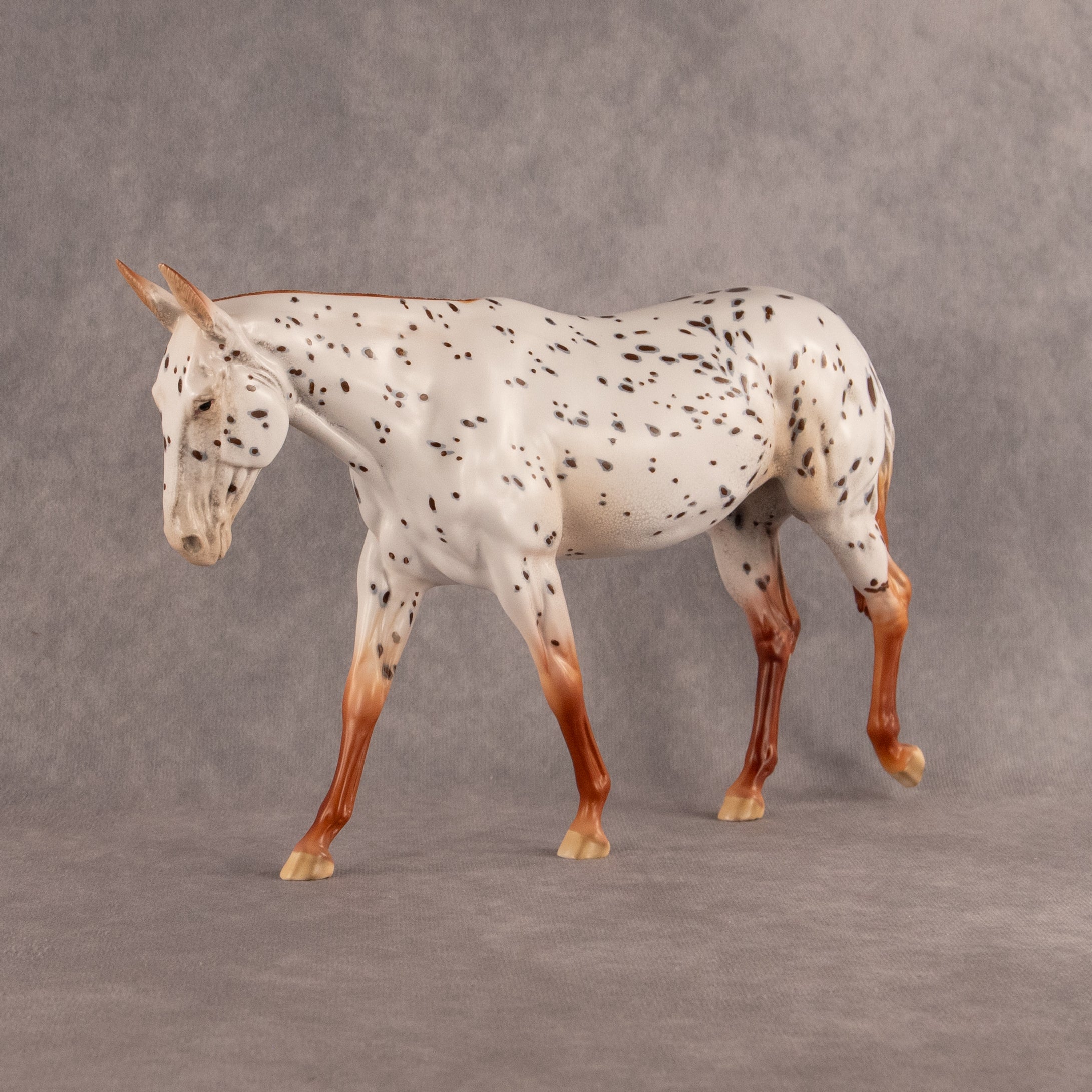 Parchment Flockie OOAK Large Mule by Dawn Quick EQ26