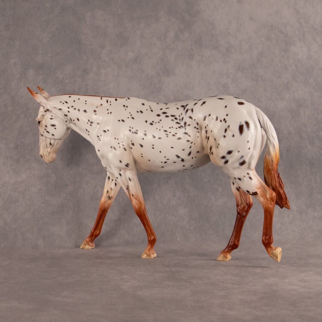 Parchment Flockie OOAK Large Mule by Dawn Quick EQ26