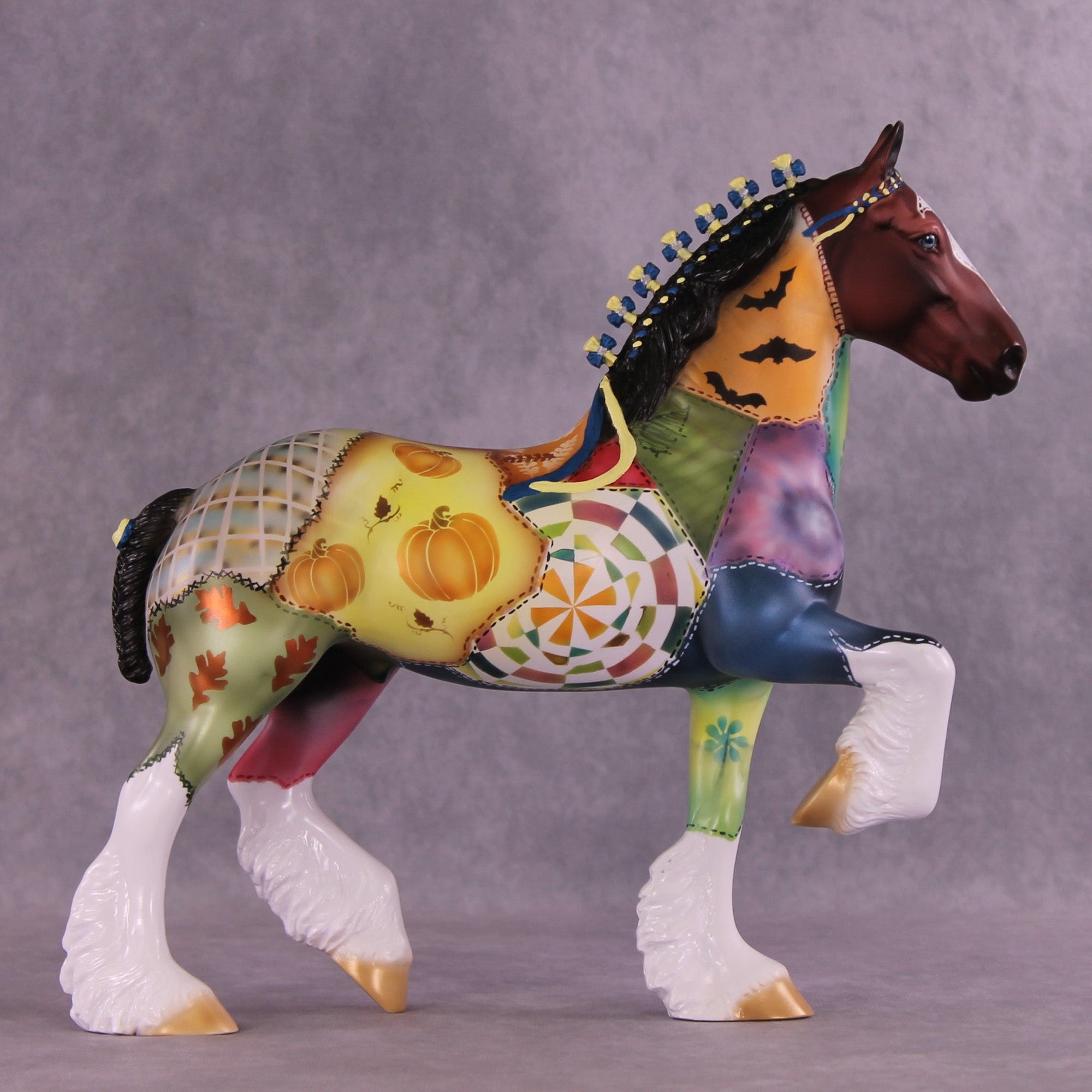 Patchwork Memories OOAK Trotting Drafter by Dawn Quick MM25 Group C