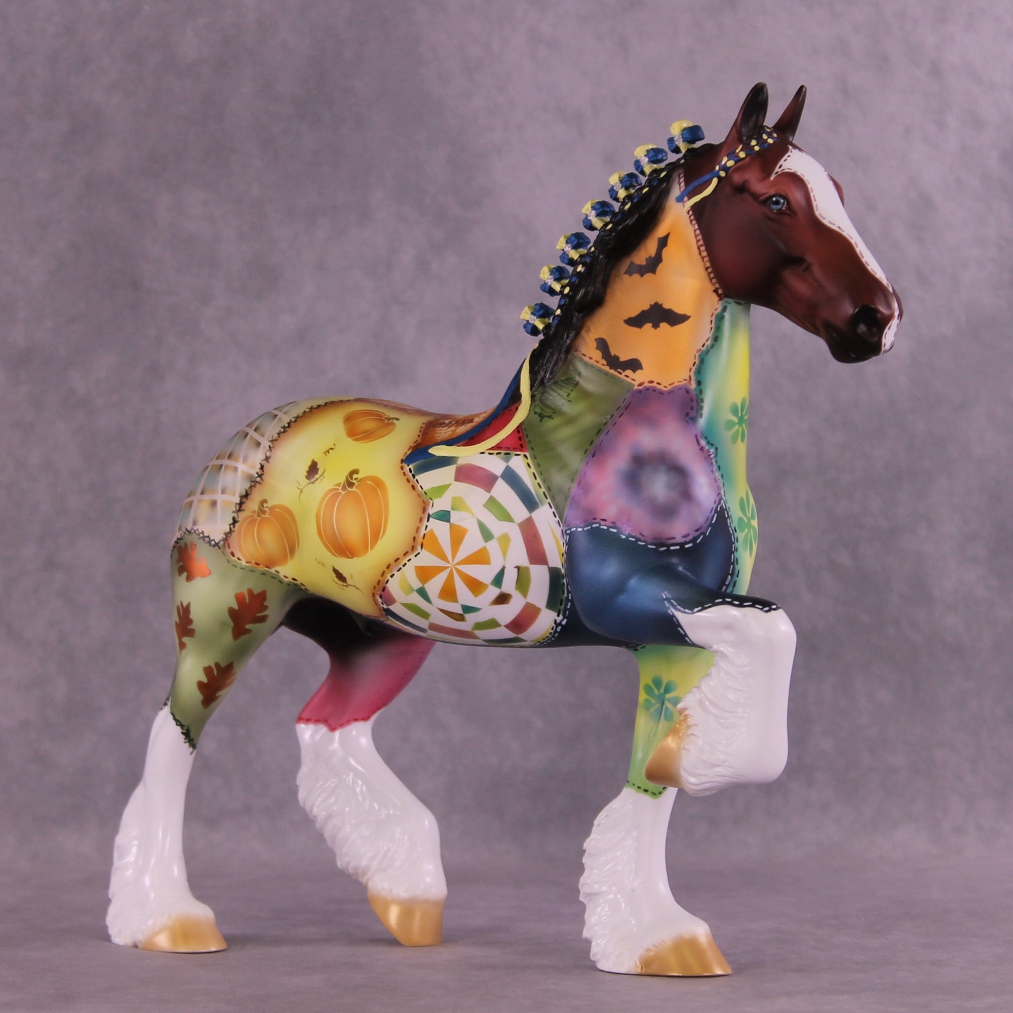 Patchwork Memories OOAK Trotting Drafter by Dawn Quick MM25 Group C