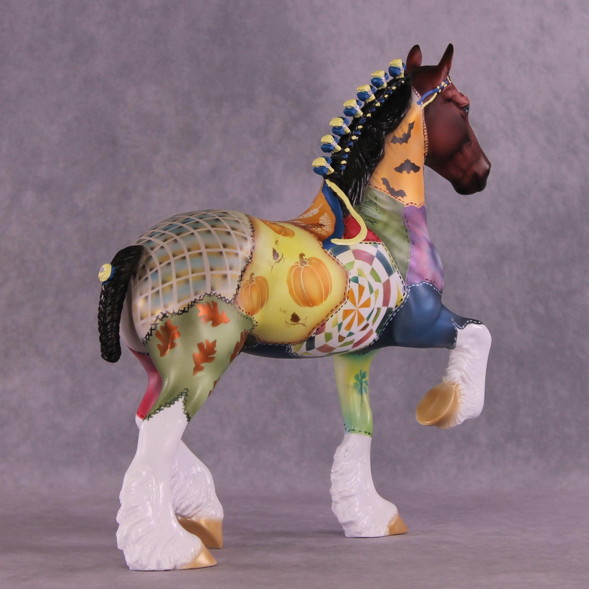 Patchwork Memories OOAK Trotting Drafter by Dawn Quick MM25 Group C