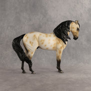 Peacock OOAK FCM Andalusian by Madi Wiseman DDOOAKs26
