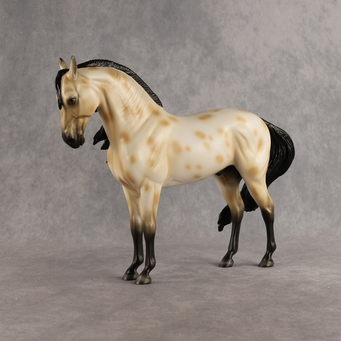 Peacock OOAK FCM Andalusian by Madi Wiseman DDOOAKs26