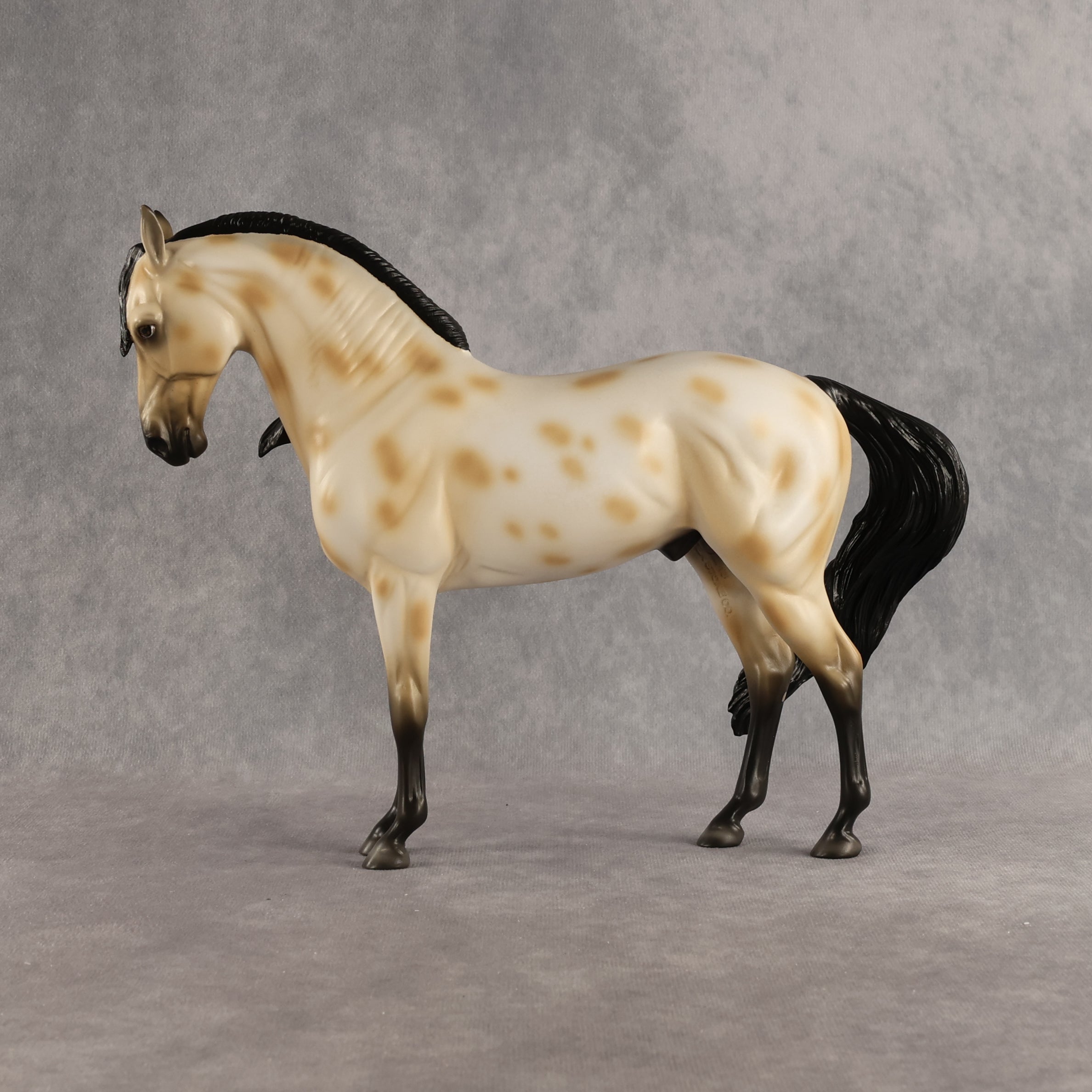 Peacock OOAK FCM Andalusian by Madi Wiseman DDOOAKs26