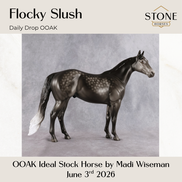 Flocky Slush OOAK Ideal Stock Horse by Madi Wiseman DDOOAKs26