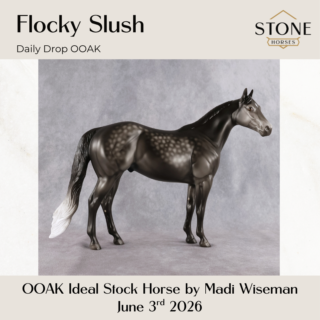 Flocky Slush OOAK Ideal Stock Horse by Madi Wiseman DDOOAKs26
