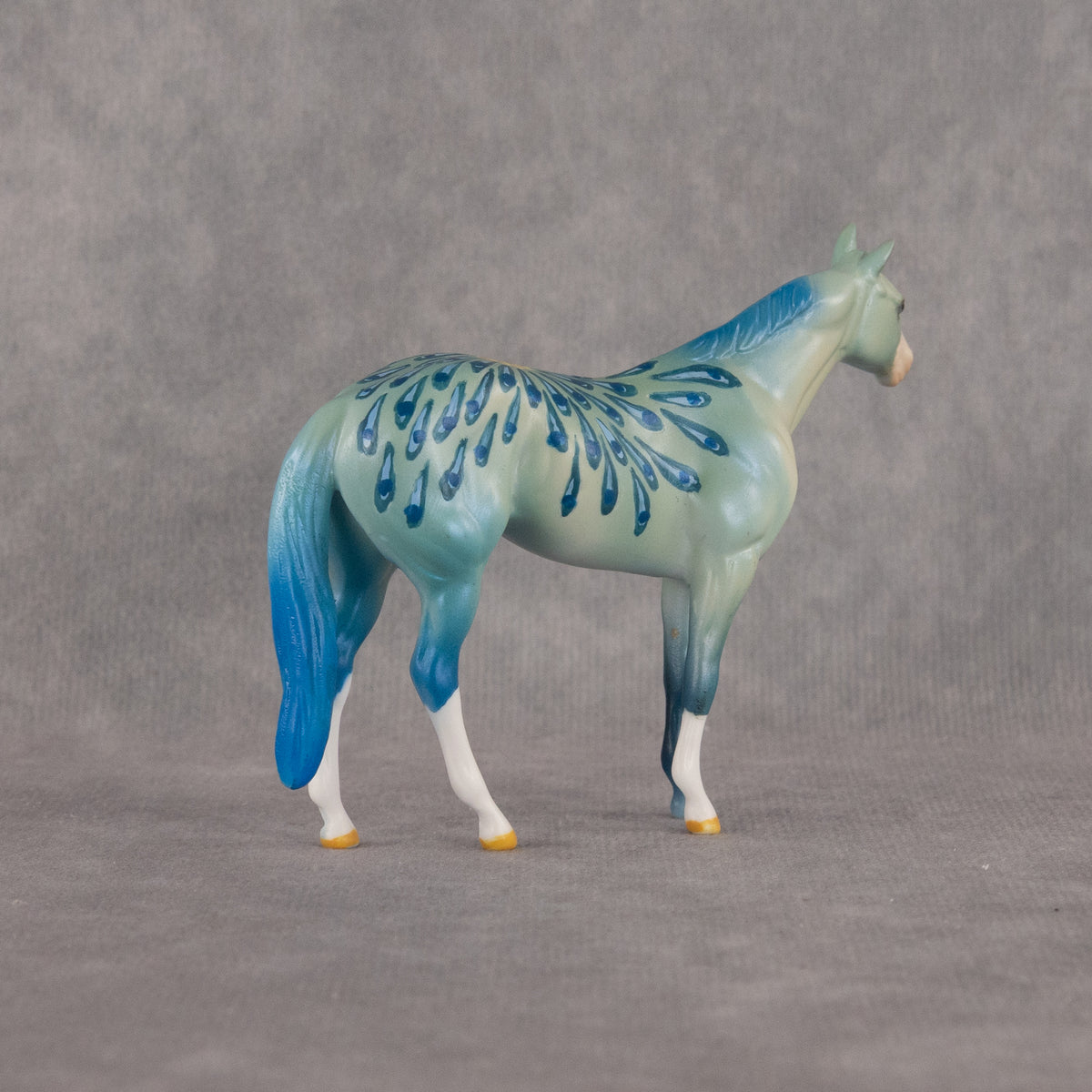 Peacock's Plumage OOAK Chip Stock Horse by Dawn Quick LHS26