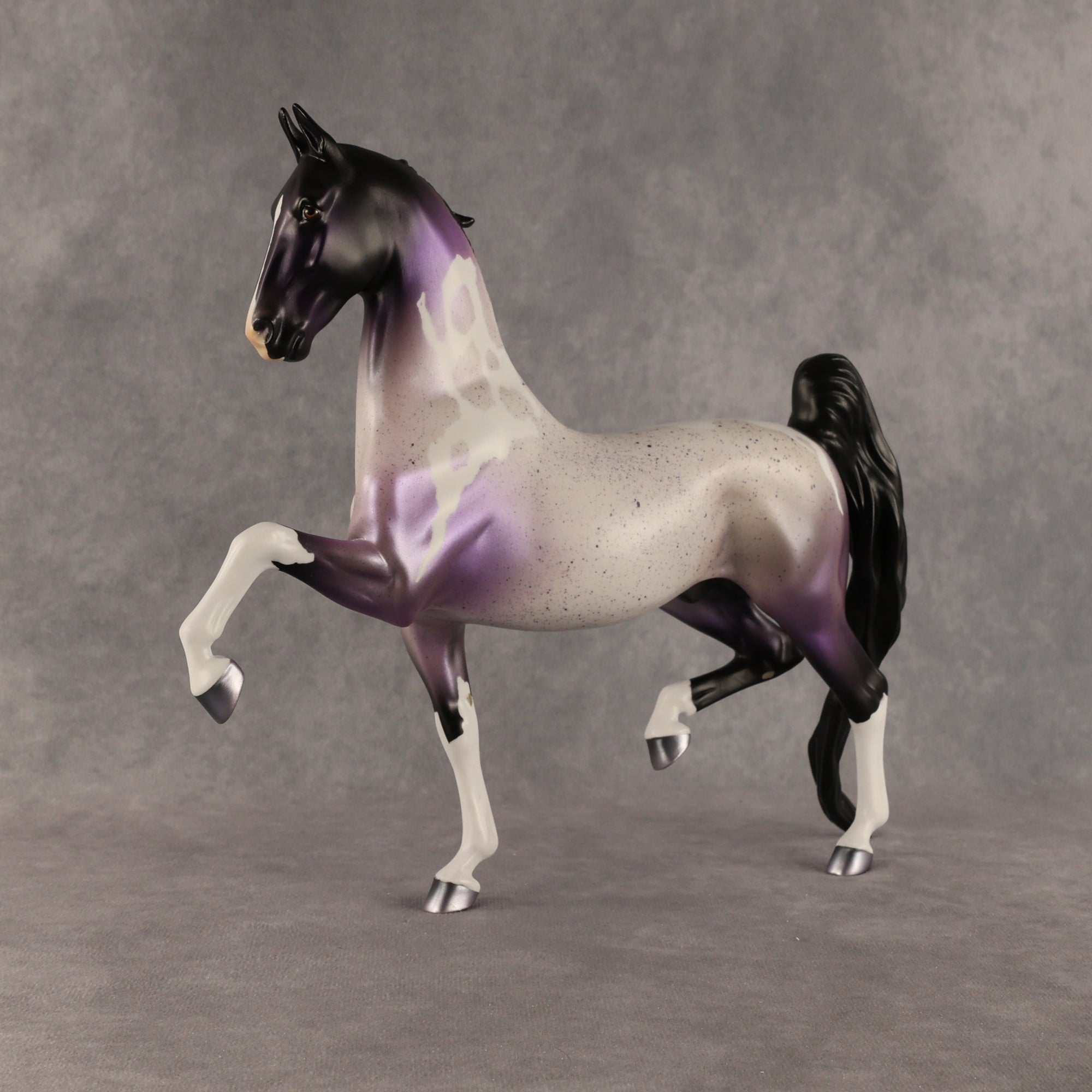 Pearlescent Blitz OOAK Saddlebred by Alex Fortman SHCF26
