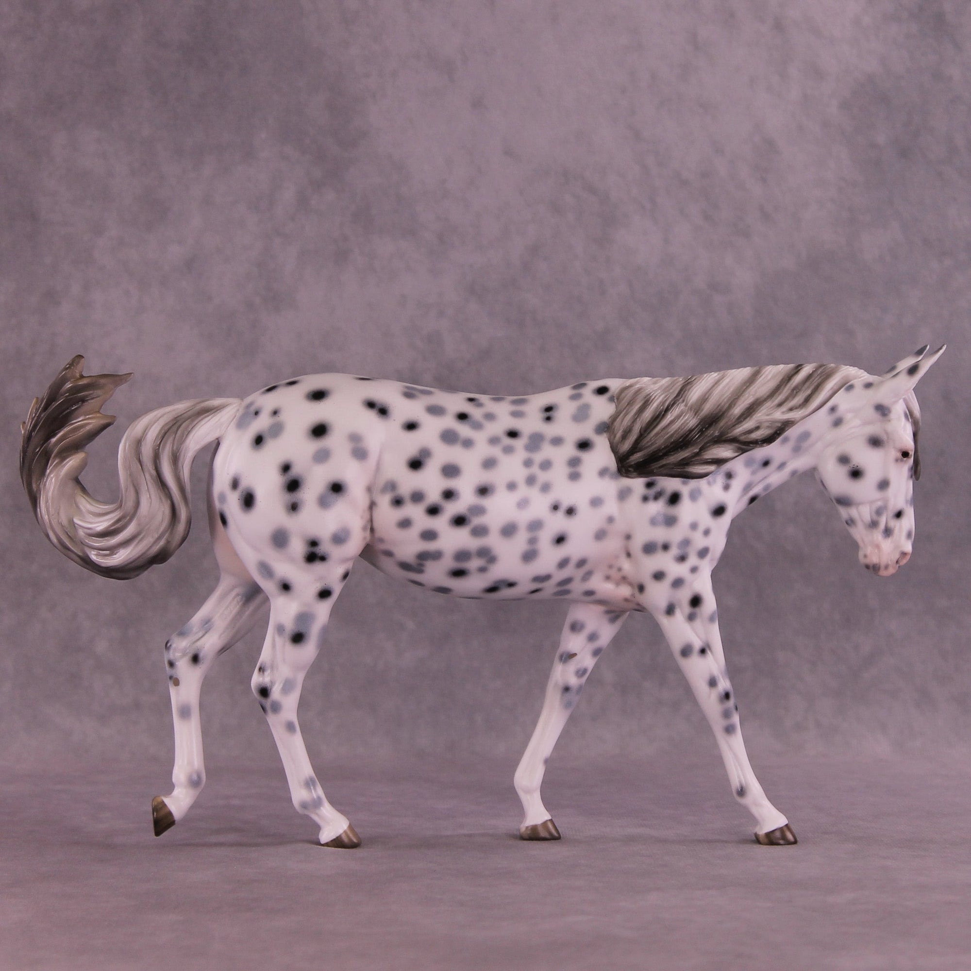 Phantom Spots OOAK Large Mule by Ellen Robbins MM25 Group C