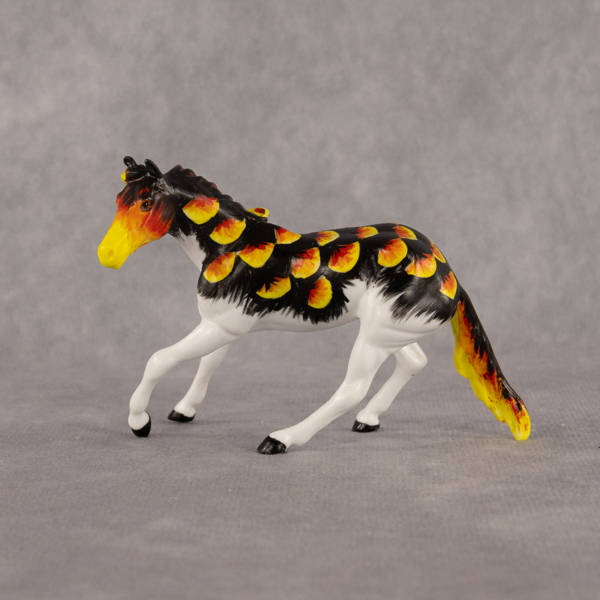 Phoenix Rising OOAK Chip Cutting Horse by Dawn Quick LHS26