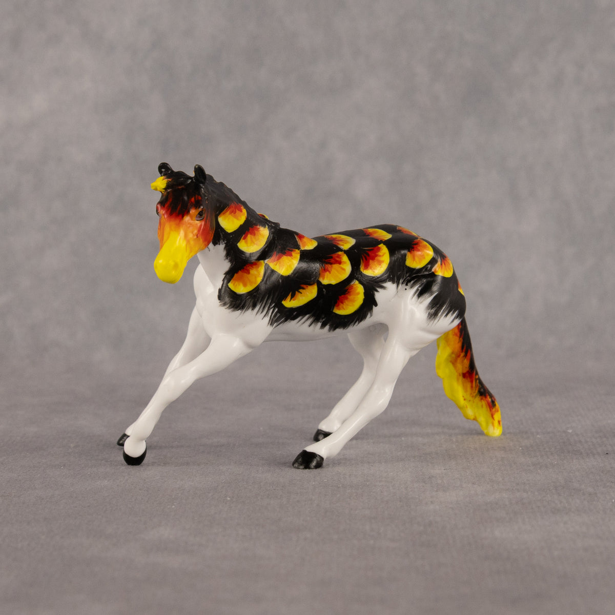 Phoenix Rising OOAK Chip Cutting Horse by Dawn Quick LHS26