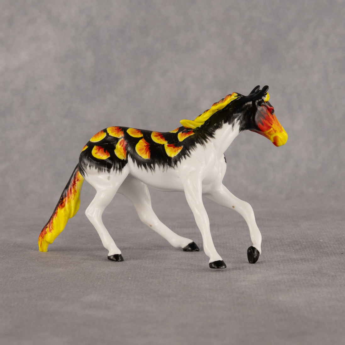 Phoenix Rising OOAK Chip Cutting Horse by Dawn Quick LHS26
