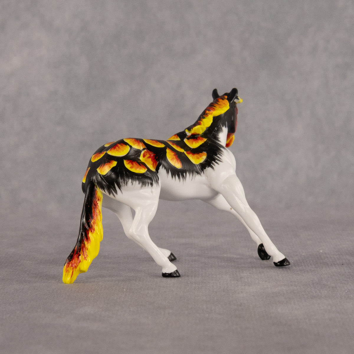 Phoenix Rising OOAK Chip Cutting Horse by Dawn Quick LHS26