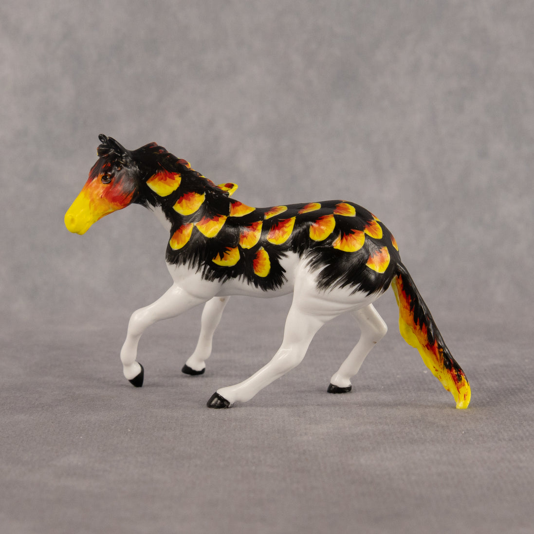 Phoenix Rising OOAK Chip Cutting Horse by Dawn Quick LHS26