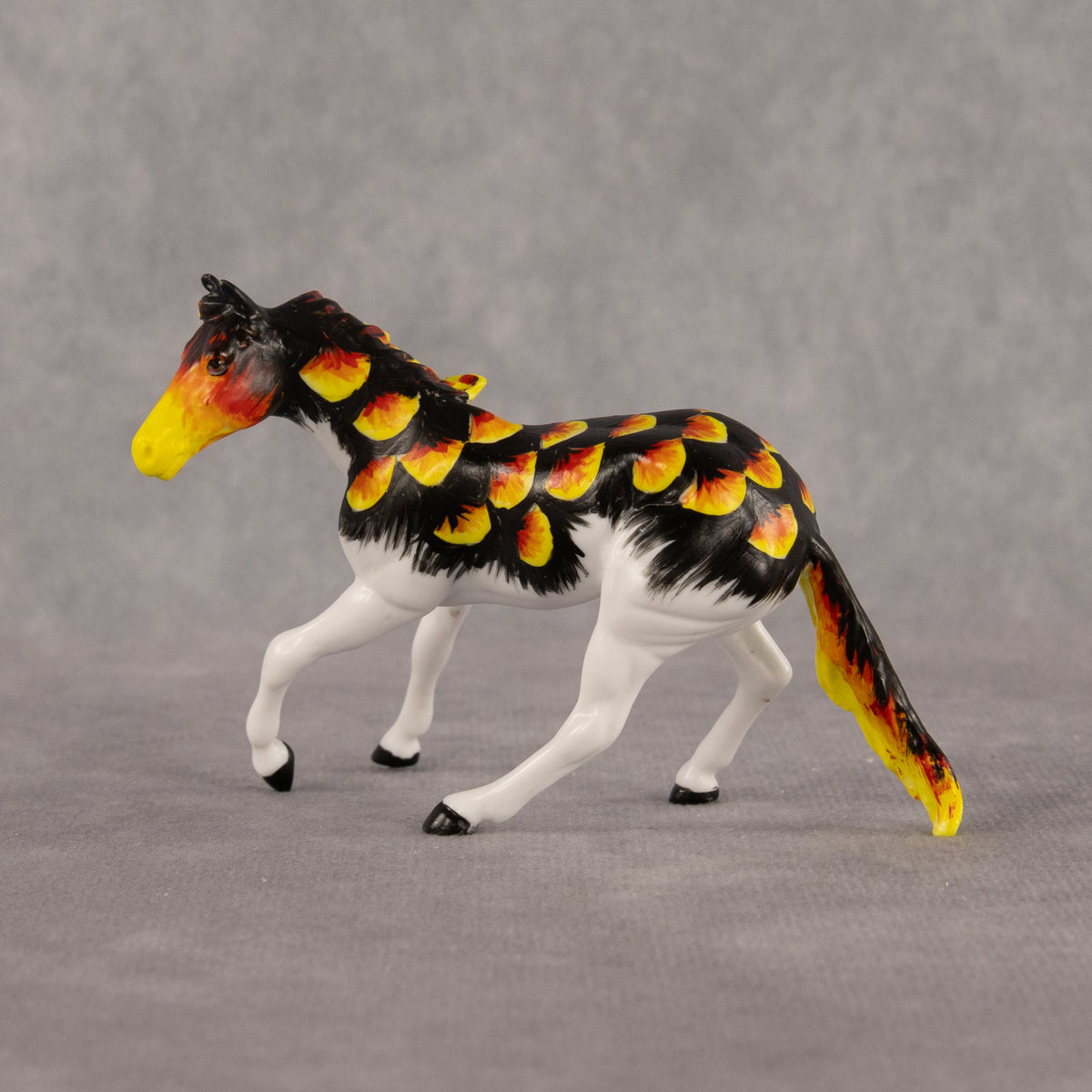 Phoenix Rising OOAK Chip Cutting Horse by Dawn Quick LHS26