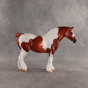 Piping Ruby Red Hot OOAK Bunny by Alex Fortman SHCF26