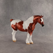 Piping Ruby Red Hot OOAK Bunny by Alex Fortman SHCF26