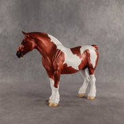 Piping Ruby Red Hot OOAK Bunny by Alex Fortman SHCF26