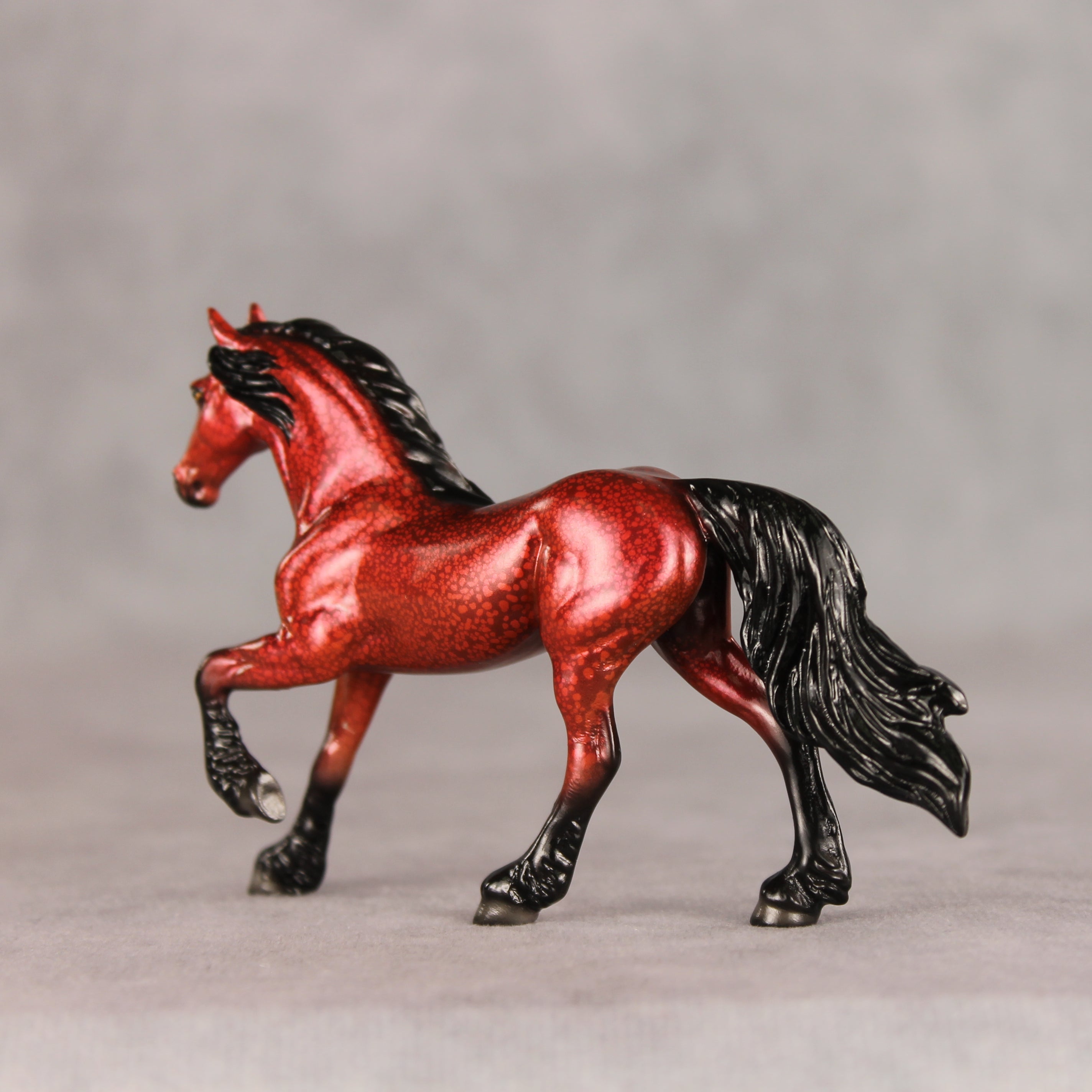 Pomme OOAK Chip Friesian by Ellen Robbins VV26
