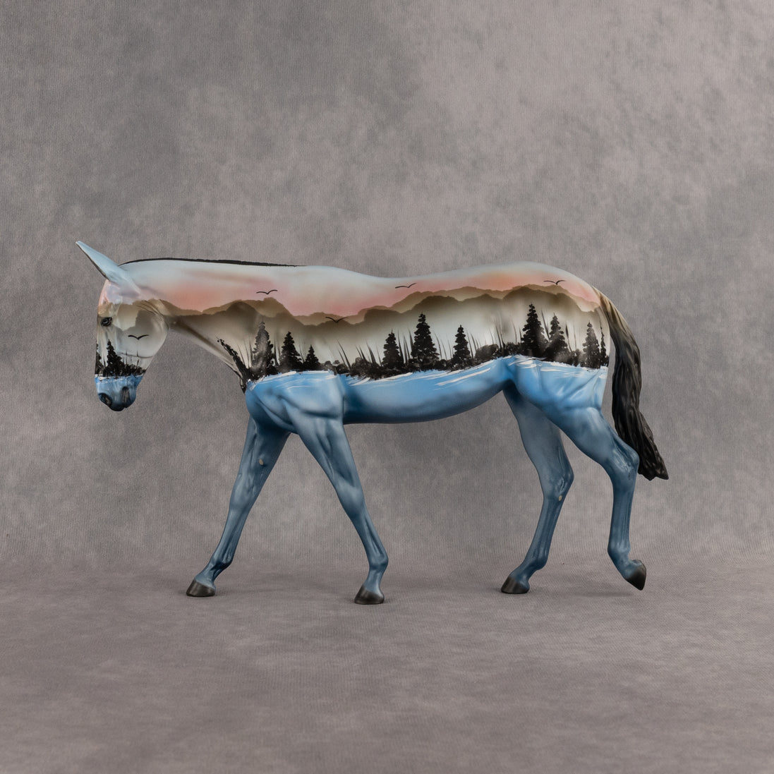 Pretty Retreat OOAK Mule by Dawn Quick DDOOAKs26