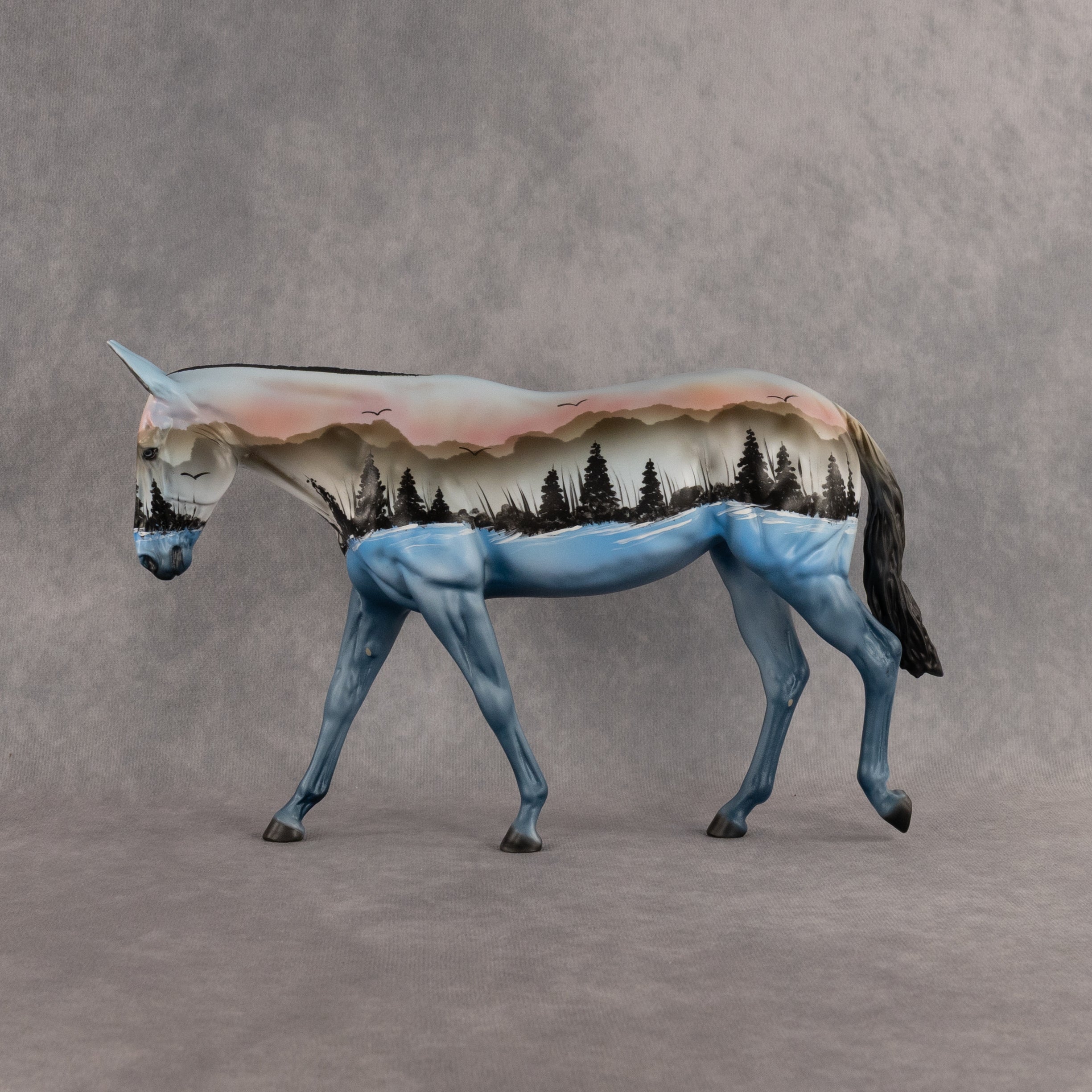 Pretty Retreat OOAK Mule by Dawn Quick DDOOAKs26