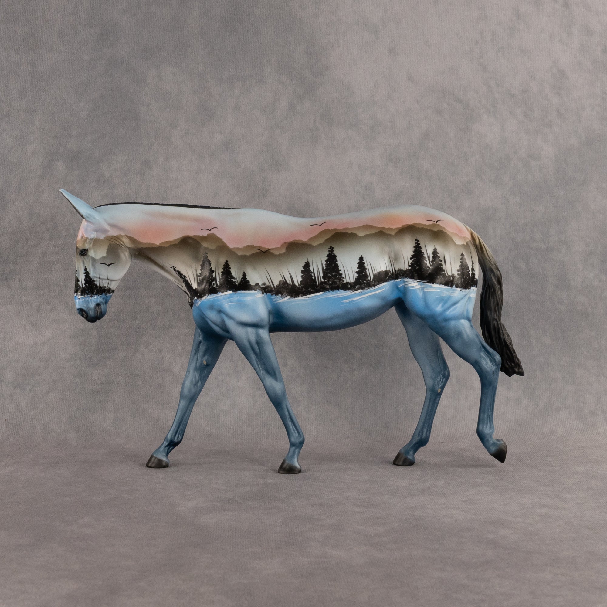 Pretty Retreat OOAK Mule by Dawn Quick DDOOAKs26