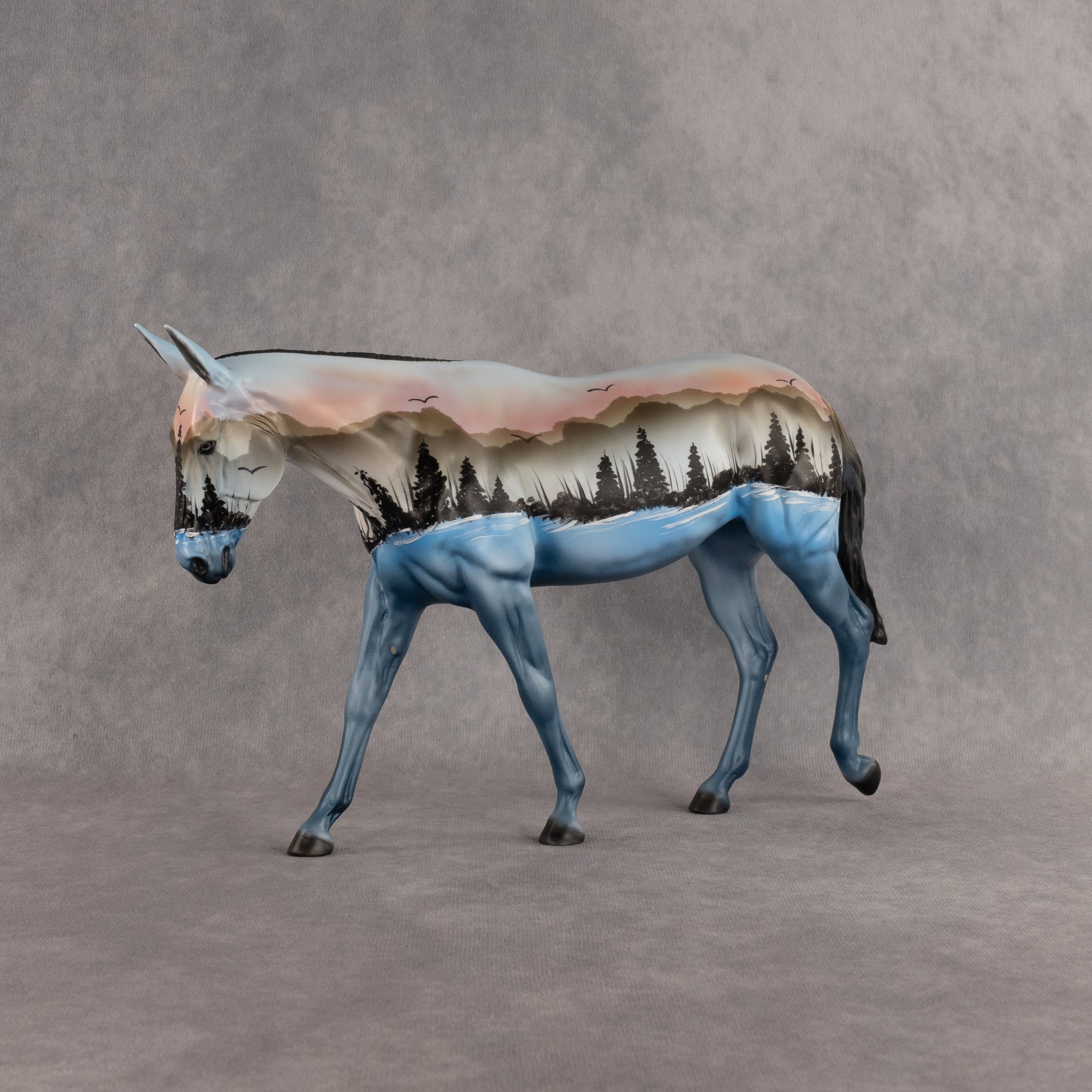 Pretty Retreat OOAK Mule by Dawn Quick DDOOAKs26