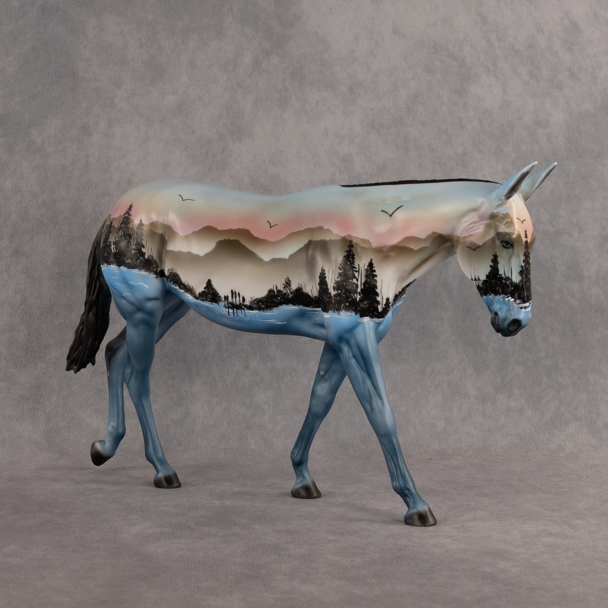 Pretty Retreat OOAK Mule by Dawn Quick DDOOAKs26
