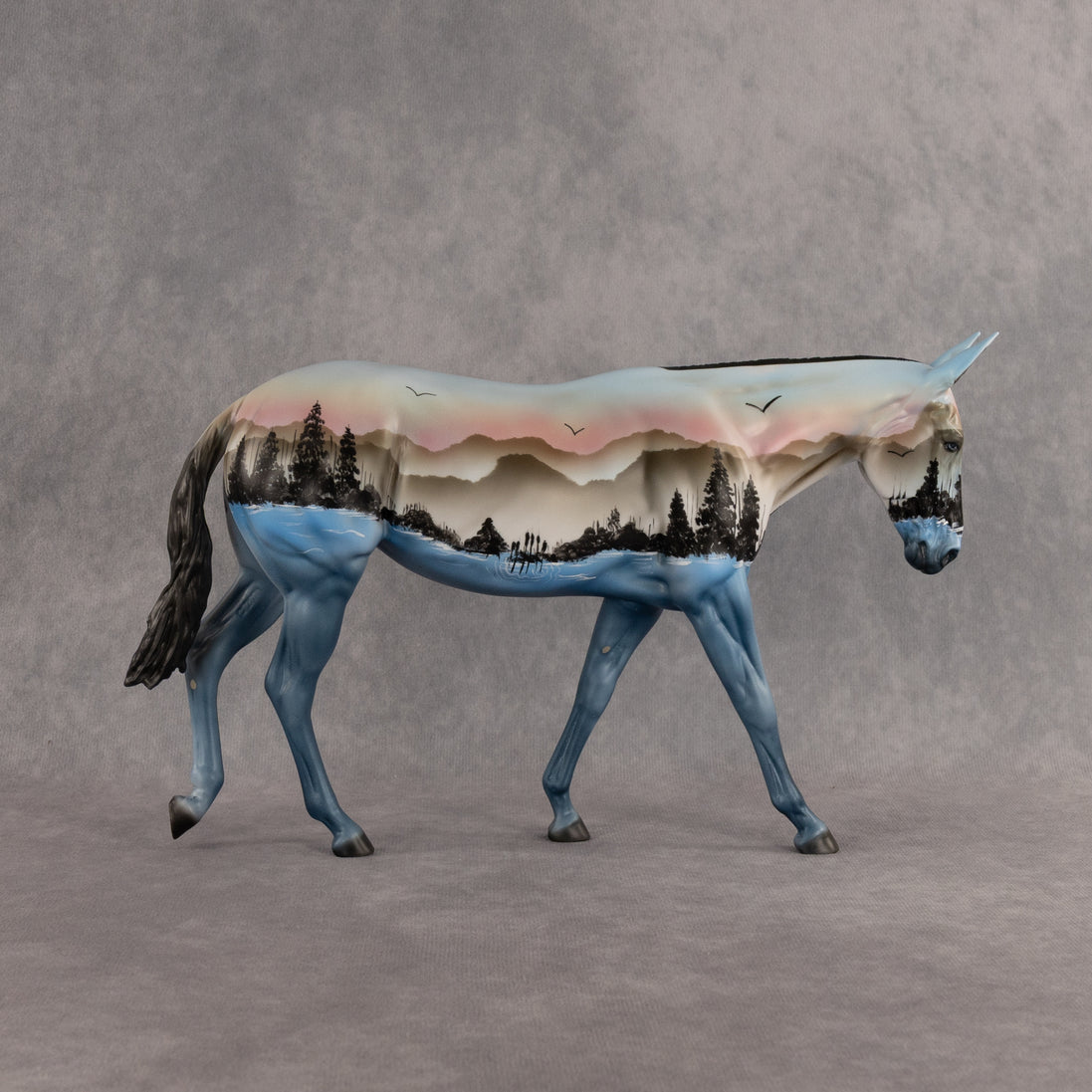 Pretty Retreat OOAK Mule by Dawn Quick DDOOAKs26