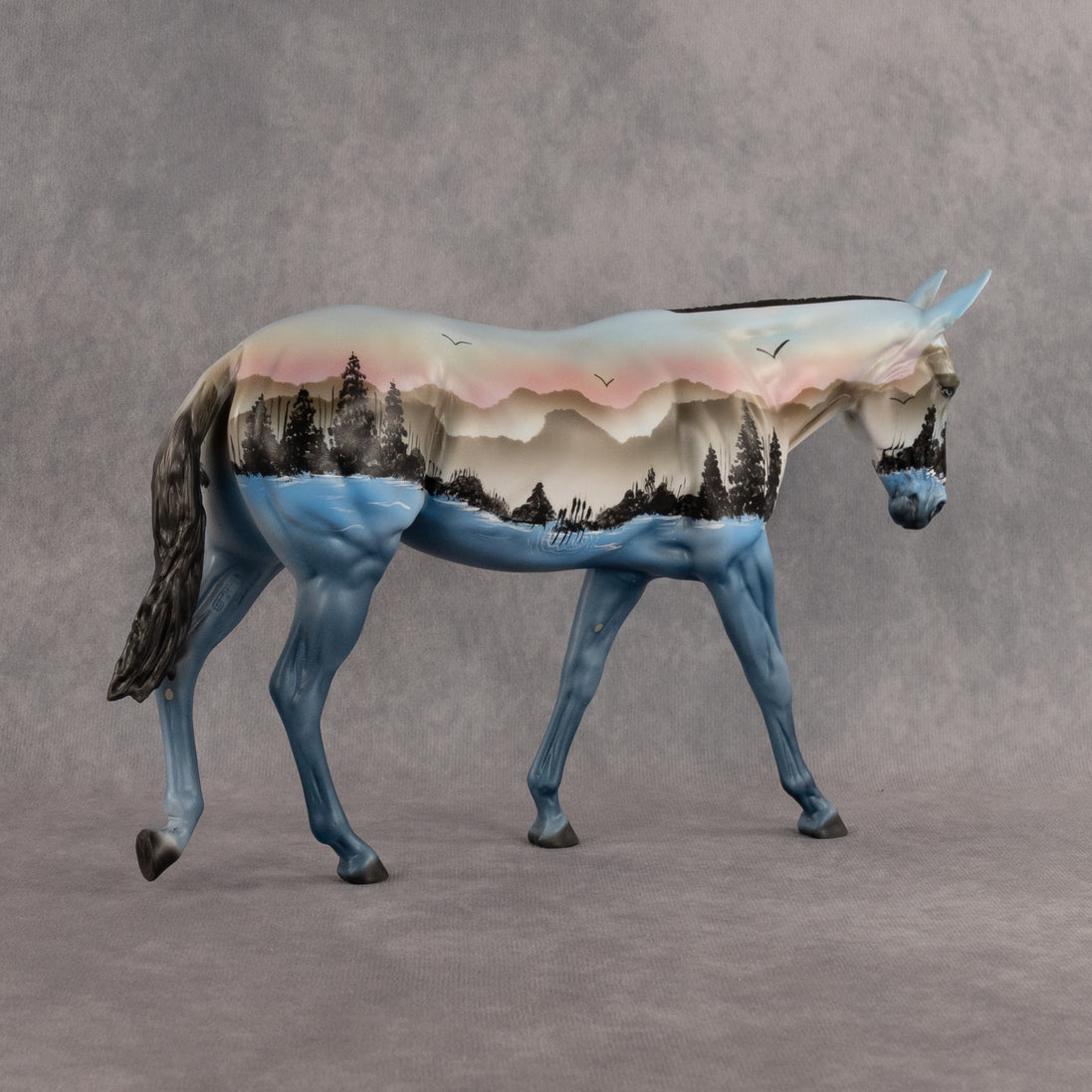 Pretty Retreat OOAK Mule by Dawn Quick DDOOAKs26
