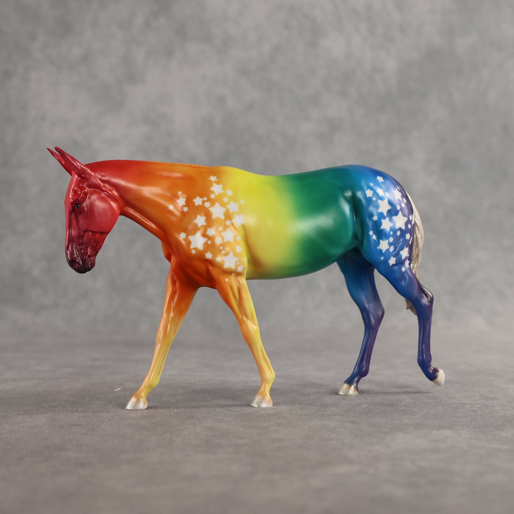 Pride N Seek OOAK Pebble Mule by Leah Koerper SS0426
