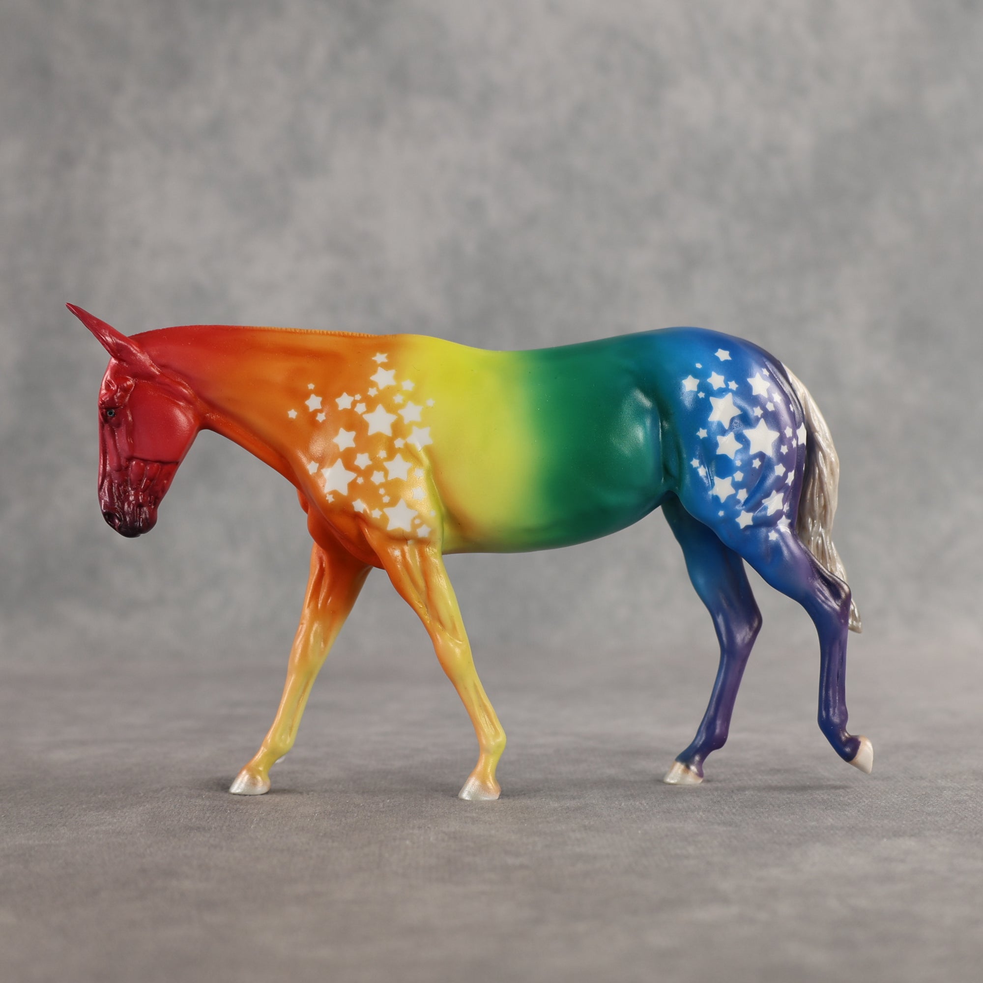 Pride N Seek OOAK Pebble Mule by Leah Koerper SS0426