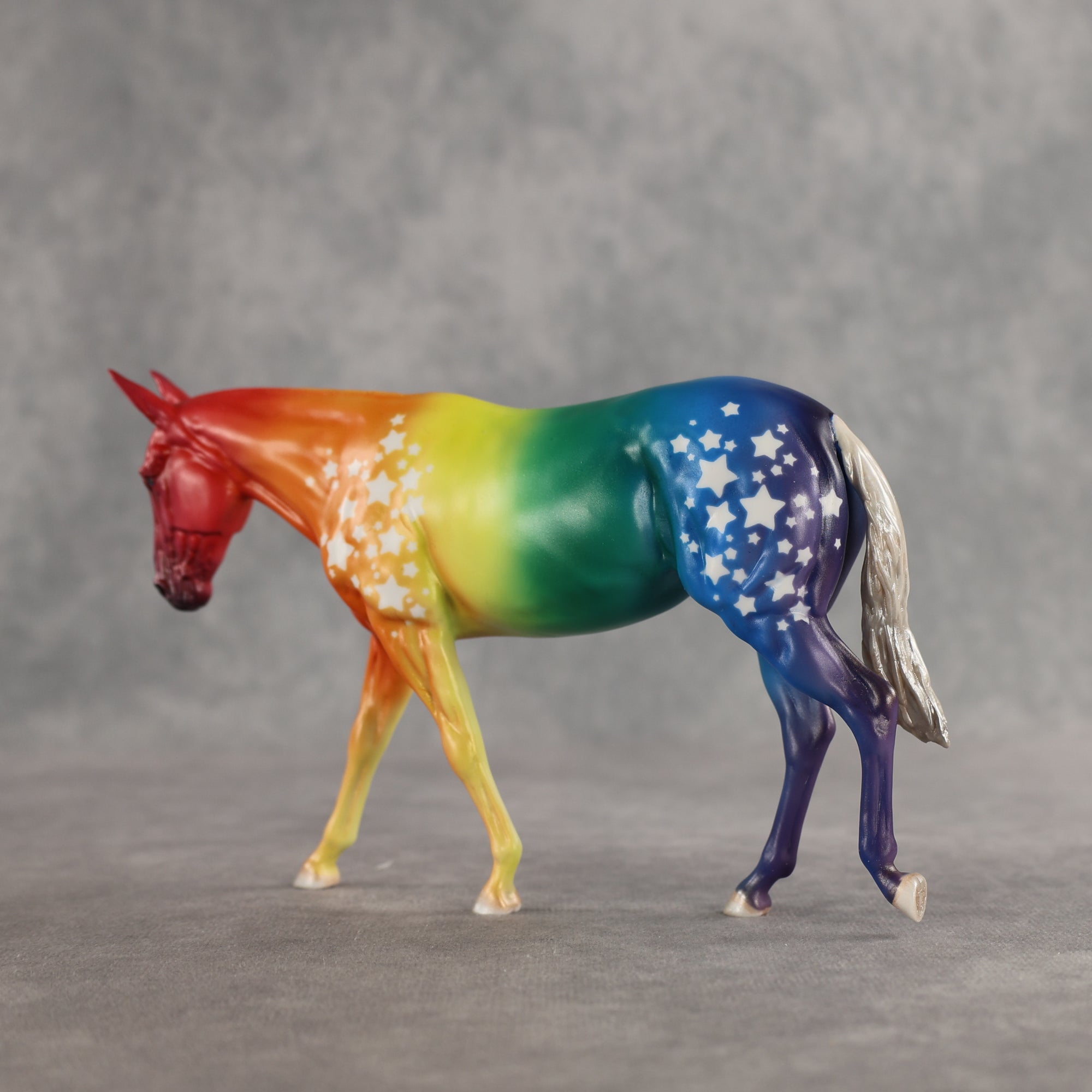 Pride N Seek OOAK Pebble Mule by Leah Koerper SS0426