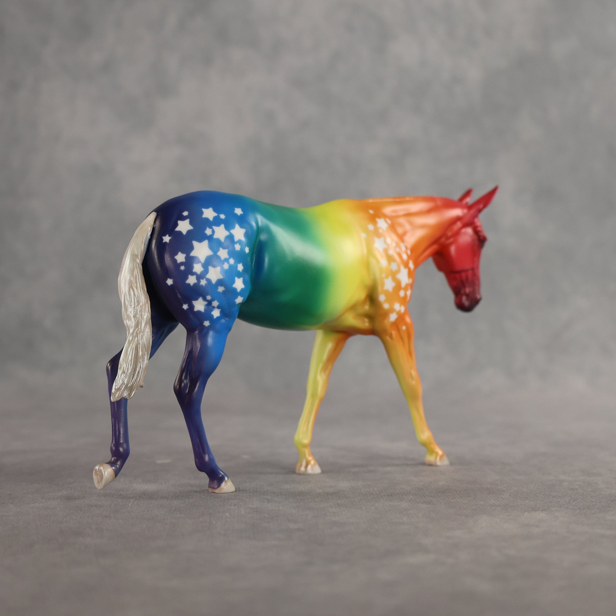 Pride N Seek OOAK Pebble Mule by Leah Koerper SS0426