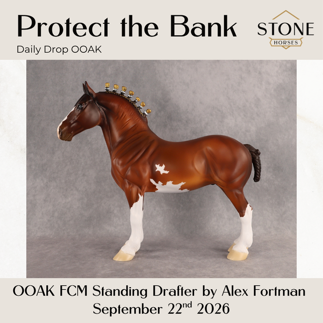 Protect the Bank OOAK FCM Standing Drafter by Alex Fortman DDOOAKs26
