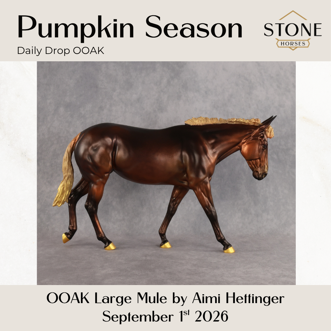 Pumpkin Season OOAK Large Mule by Aimi Hettinger DDOOAKs26