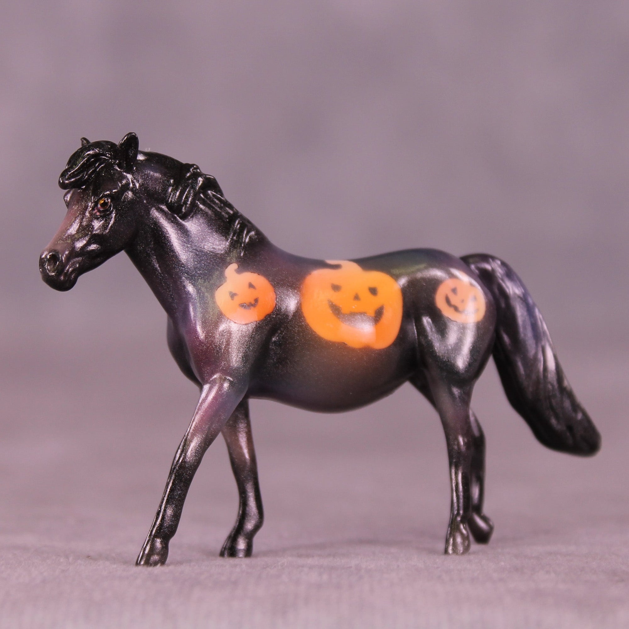 Pumpkin Moon OOAK Chip Pony by Kike (Enrique) Duarte MM25 Group D
