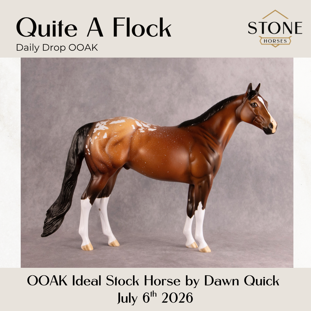 Quite A Flock OOAK Ideal Stock Horse by Dawn Quick DDOOAKs26