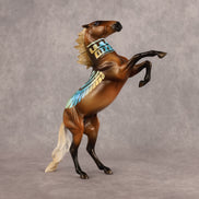 Ra OOAK Pebble Mustang by Enrique Duarte WC26